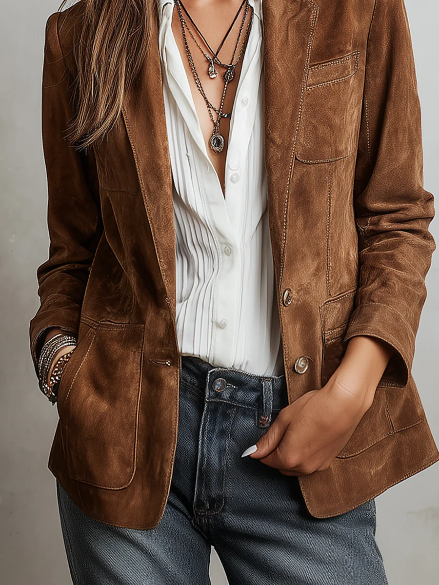 Marcelle | Vintage Blazer Braun