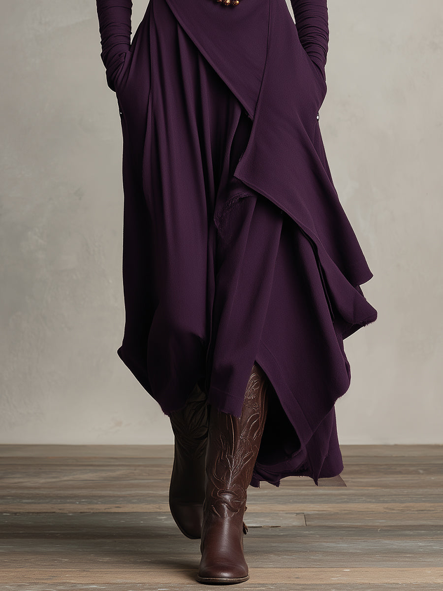 Nathalie | Elegantes Kleid mit Drapierung