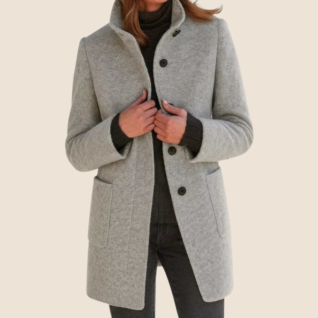 Eleonora | Eleganter Midimantel mit zeitlosem Schnitt