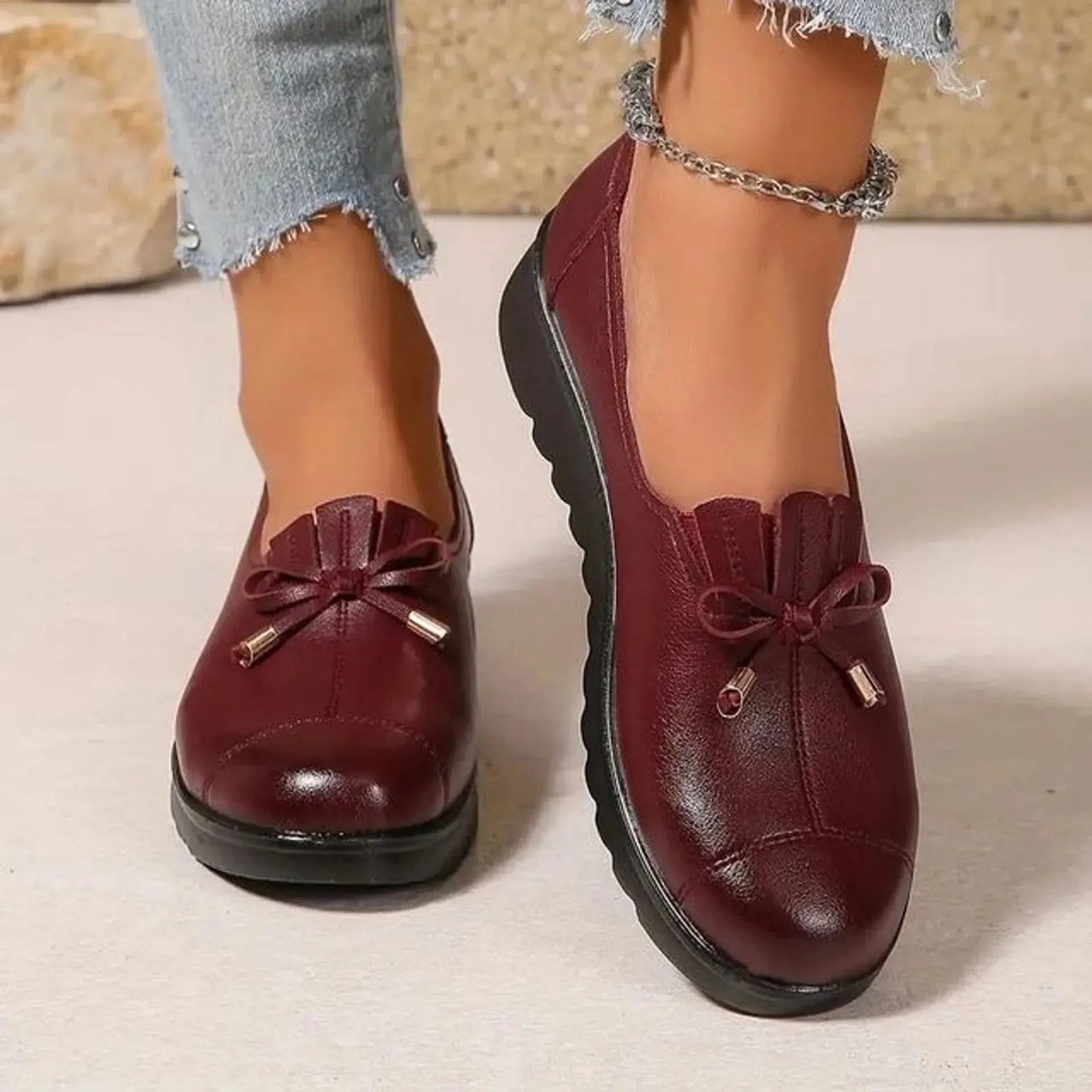 MARA – Elegante Damen-Slipper aus weichem Leder