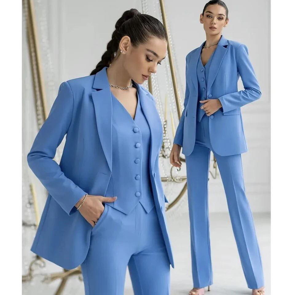 Traje Safira (Chaqueta + Pantalones + Chaleco)