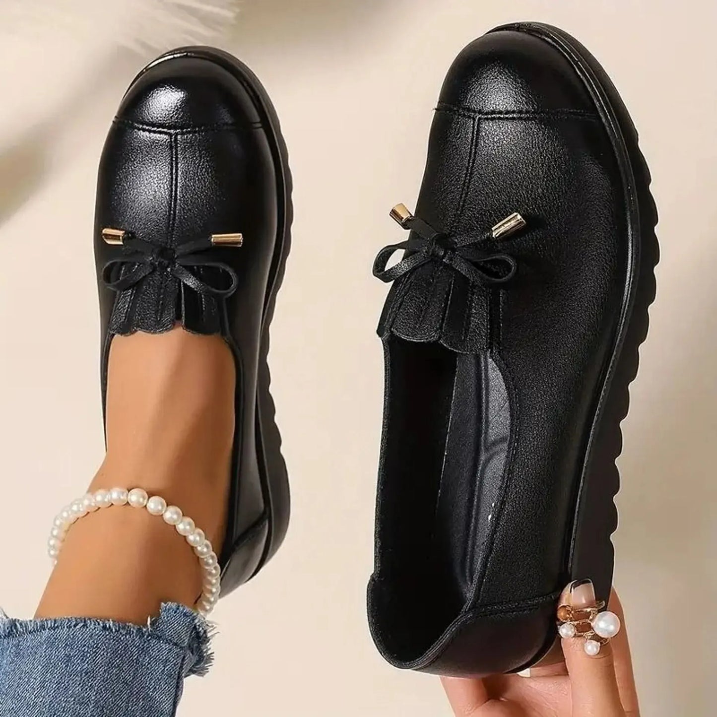 MARA – Elegante Damen-Slipper aus weichem Leder