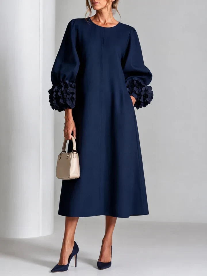 Liliane | Elegantes Midikleid mit Blumen