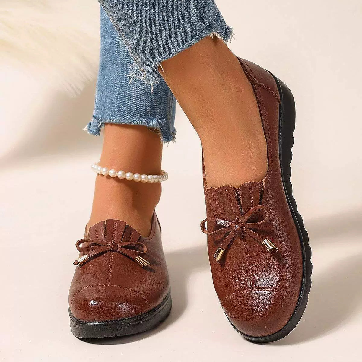 MARA – Elegante Damen-Slipper aus weichem Leder