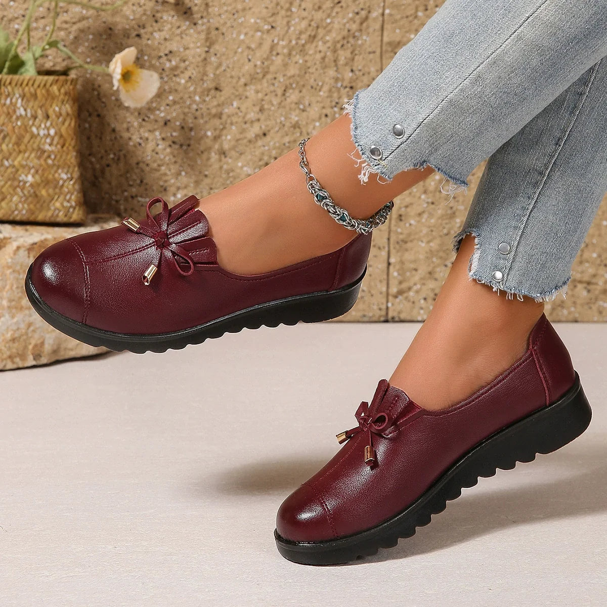 MARA – Elegante Damen-Slipper aus weichem Leder