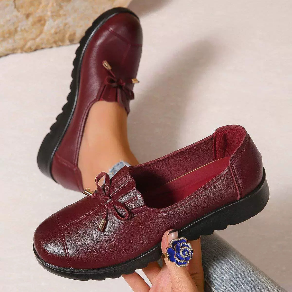 MARA – Elegante Damen-Slipper aus weichem Leder