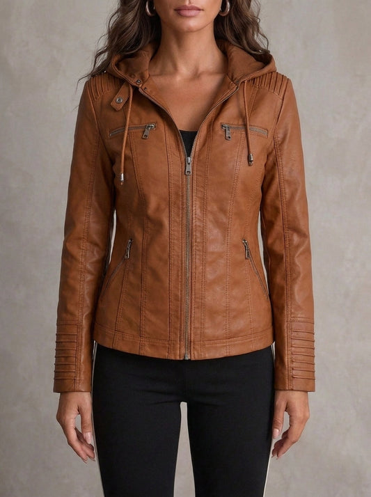 Nella | Elegante Jacke in Lederoptik