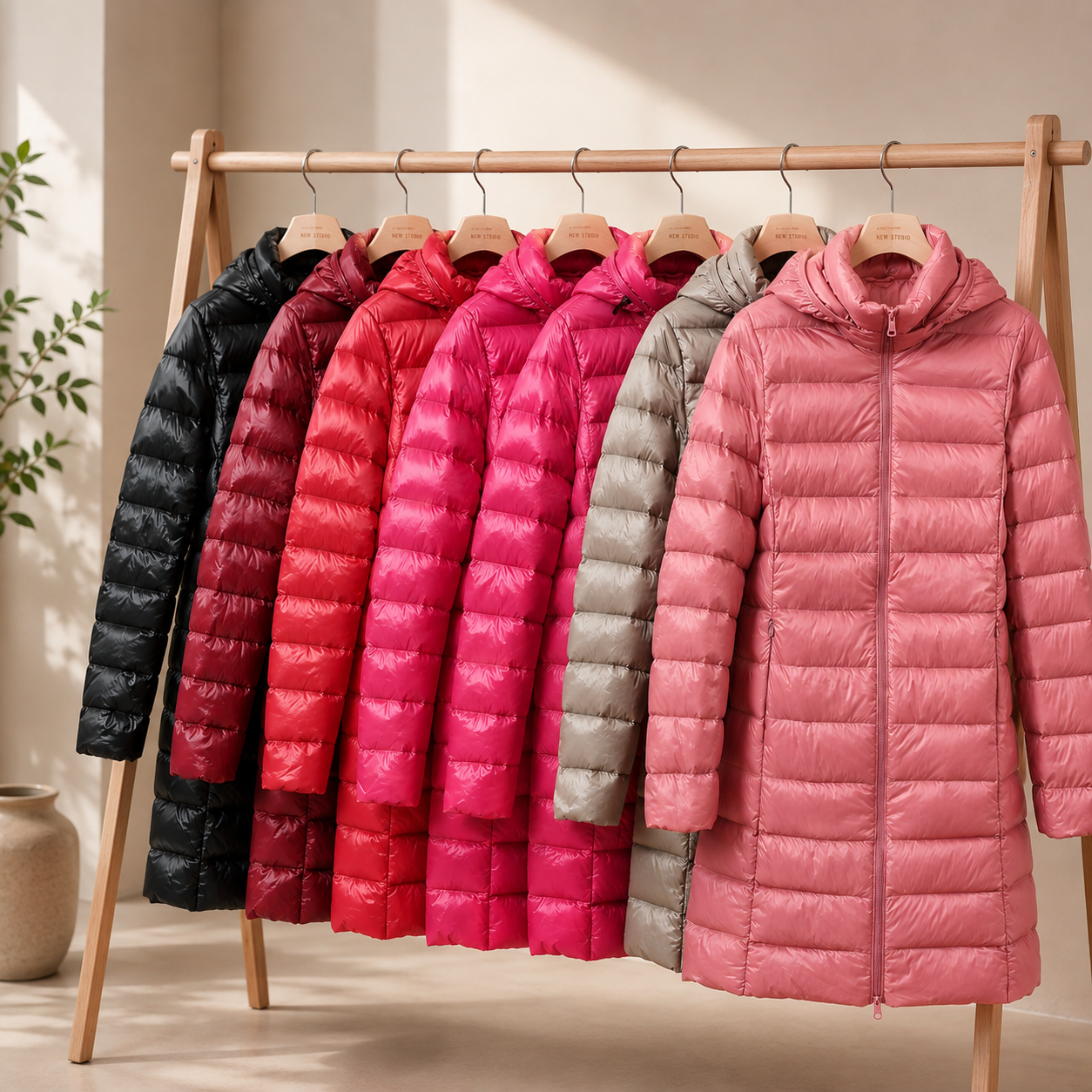 Cecilia | Steppmantel mit Kapuze – Warm, leicht & zeitlos elegant