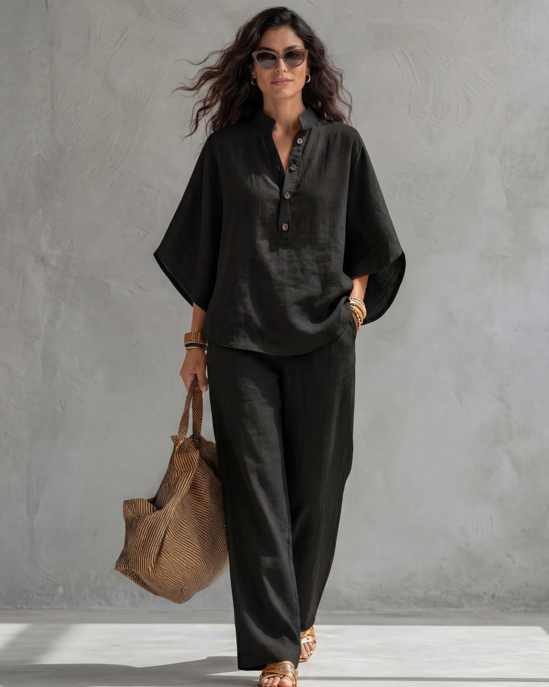 CHOCIEMIRA | Set mit geknöpfter Bluse