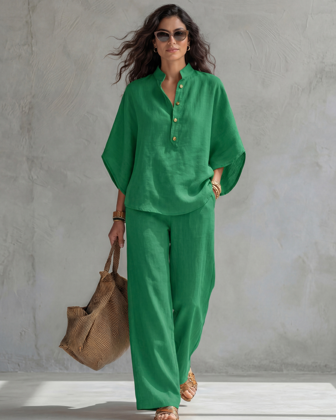 CHOCIEMIRA | Set mit geknöpfter Bluse