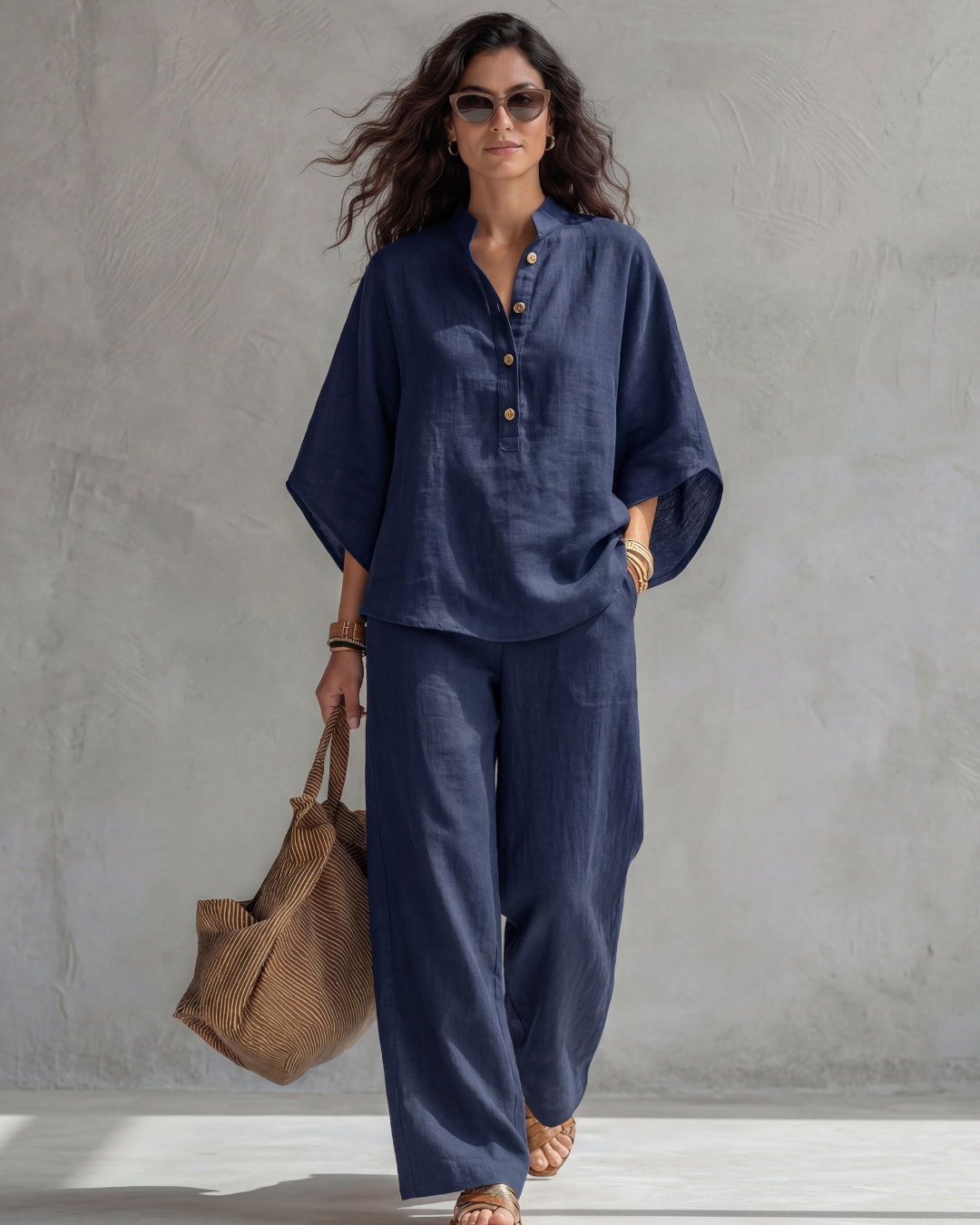 CHOCIEMIRA | Set mit geknöpfter Bluse