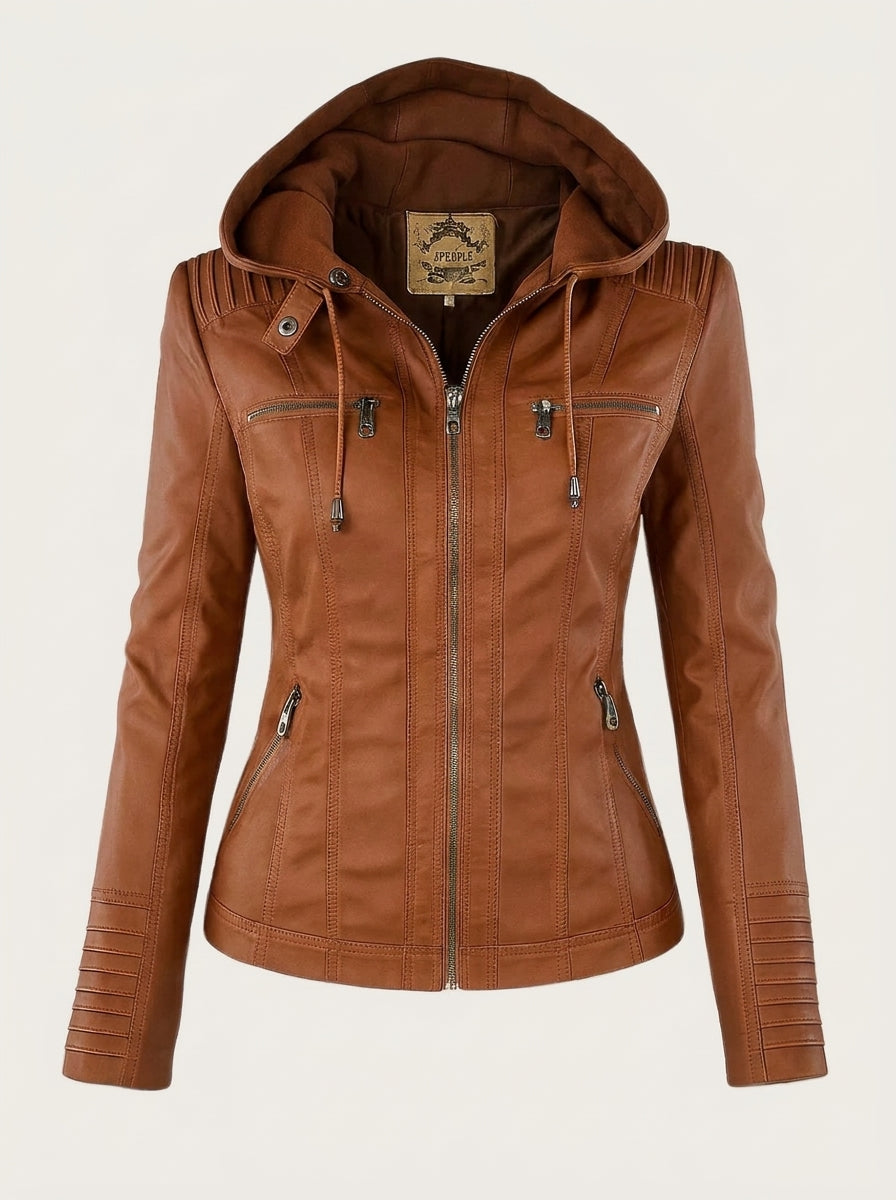 Nella | Elegante Jacke in Lederoptik