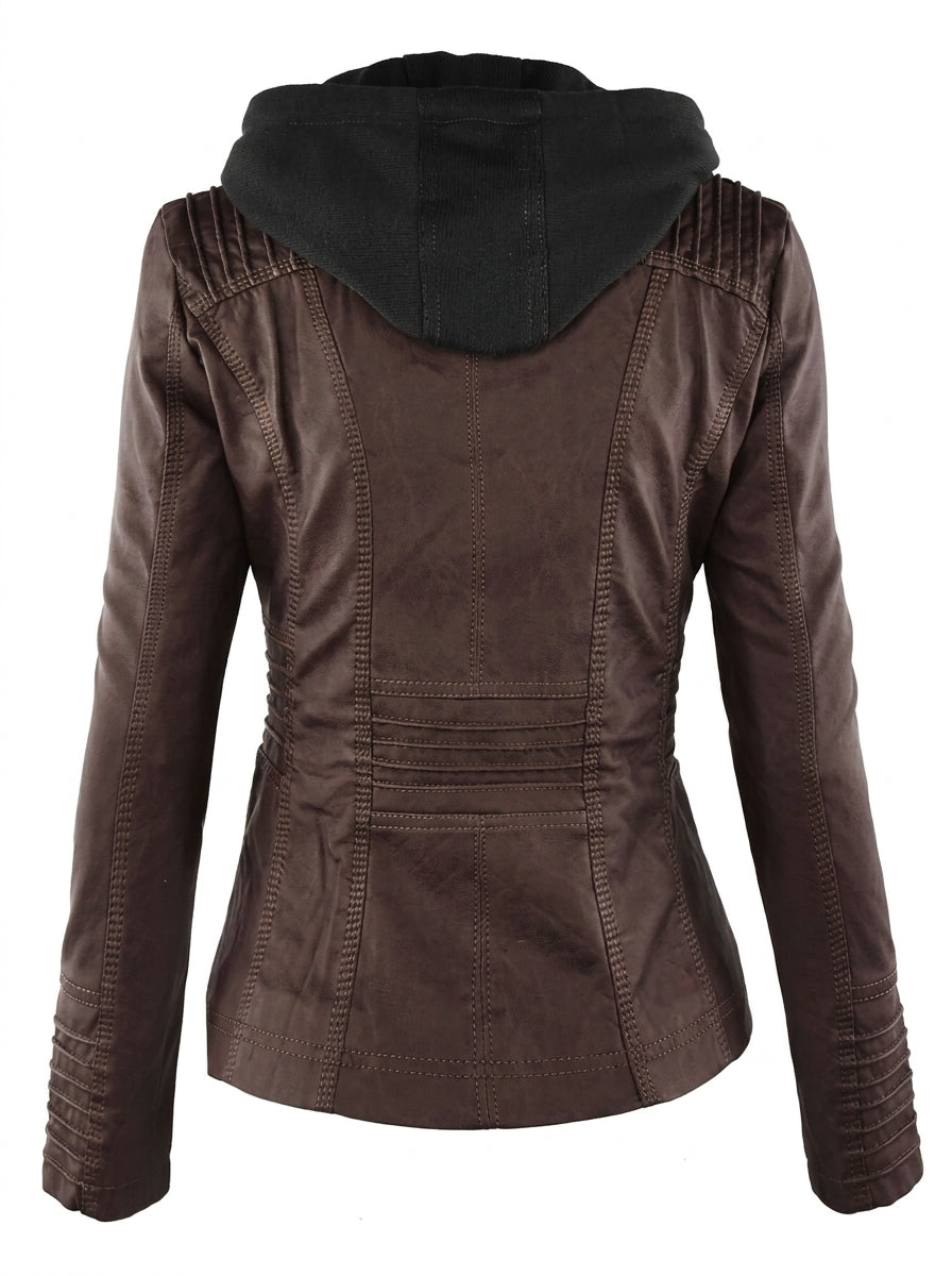 Nella | Elegante Jacke in Lederoptik