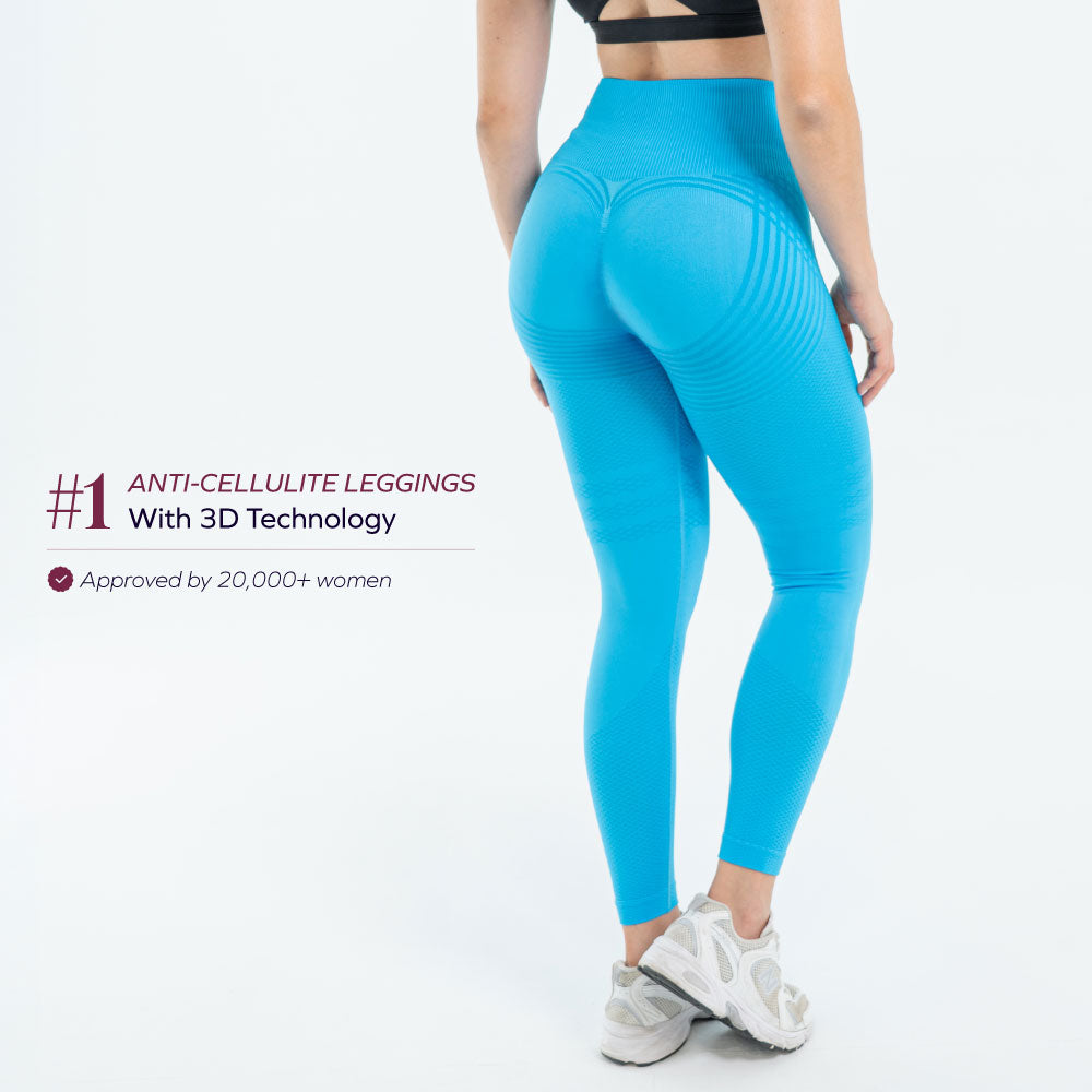 3D Leggings Anti-Cellulite | Schoko-Braun – Formend & Bequem