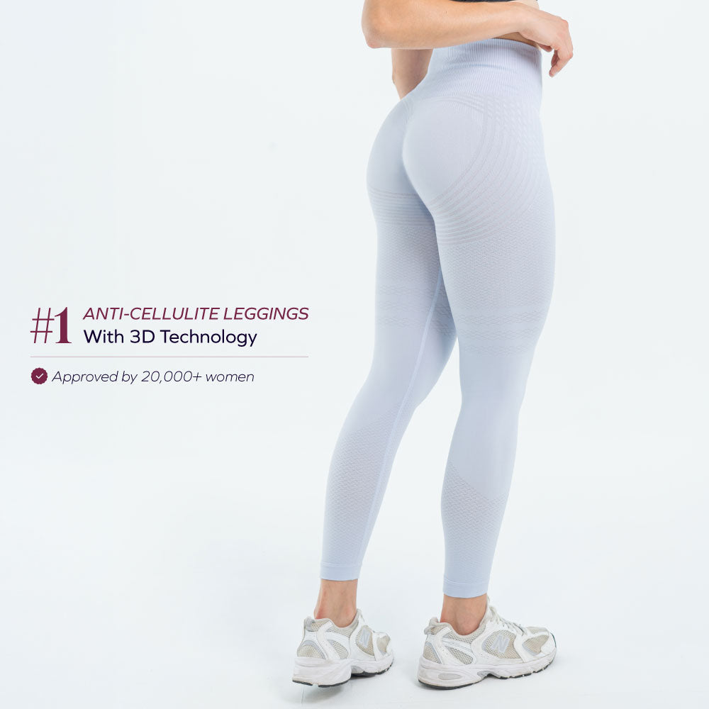 3D Leggings Anti-Cellulite | Schoko-Braun – Formend & Bequem