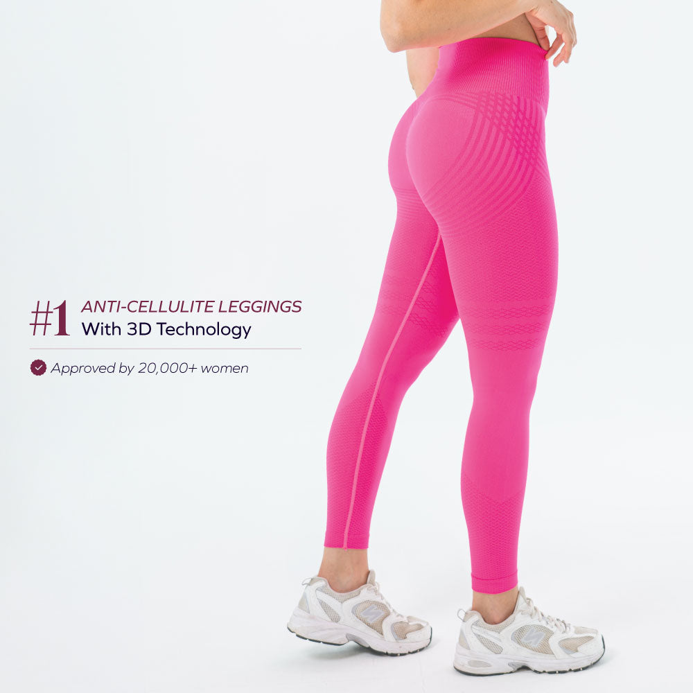 3D Leggings Anti-Cellulite | Schoko-Braun – Formend & Bequem