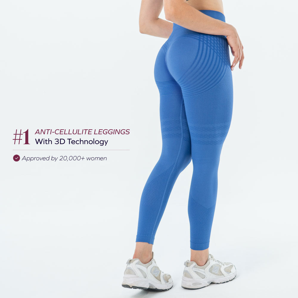 3D Leggings Anti-Cellulite | Schoko-Braun – Formend & Bequem