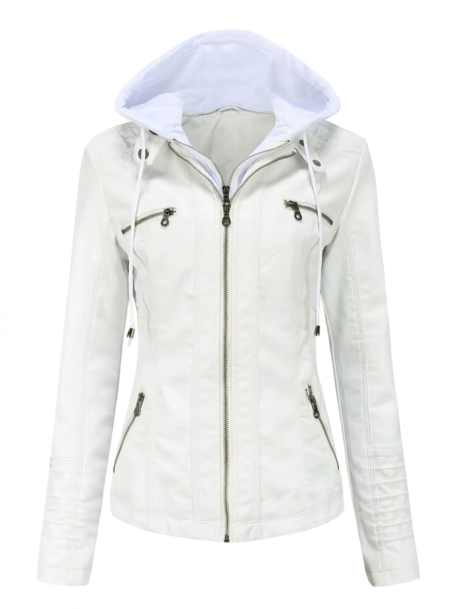 Lysiane | Elegante Jacke in Lederoptik