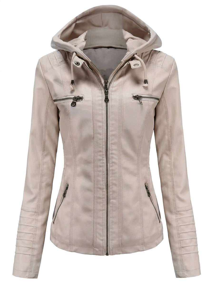Chantal | Elegante Jacke in Lederoptik