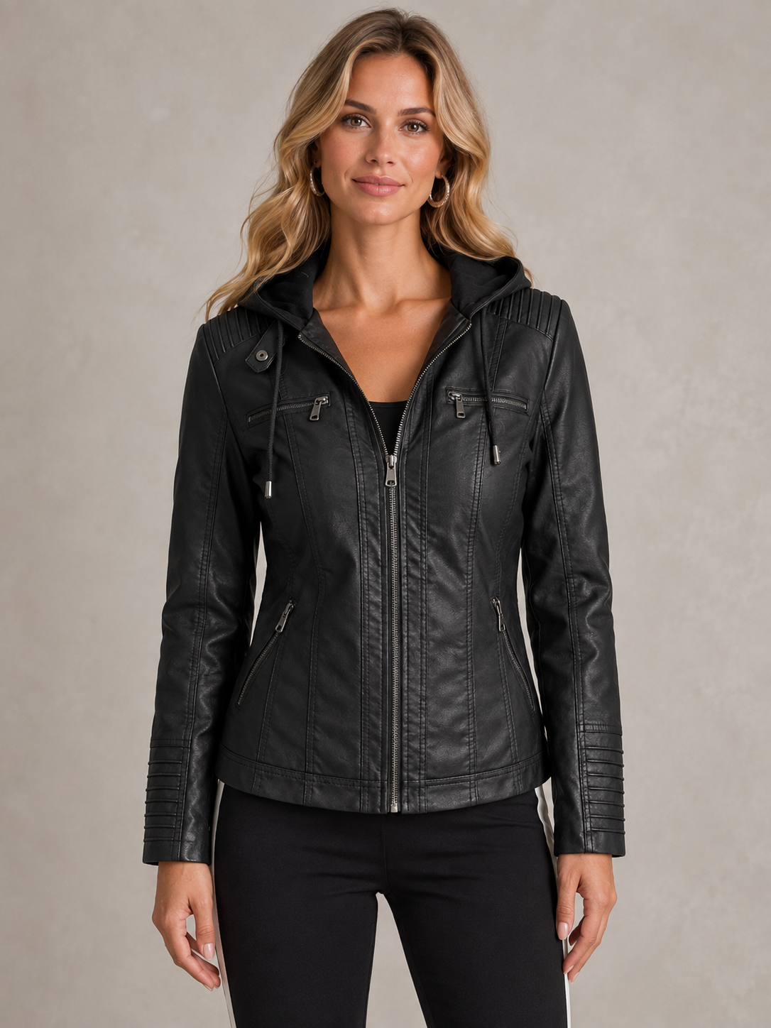 Murielle | Elegante Jacke in Lederoptik
