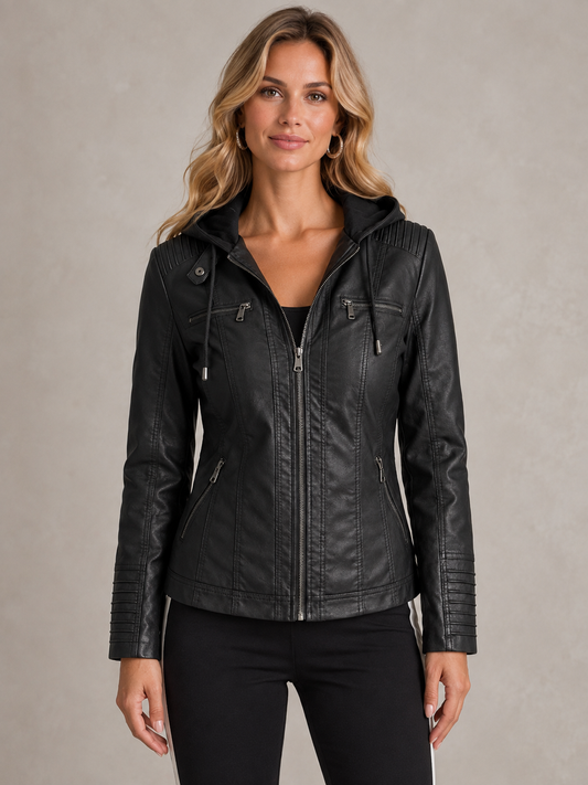 Murielle | Elegante Jacke in Lederoptik