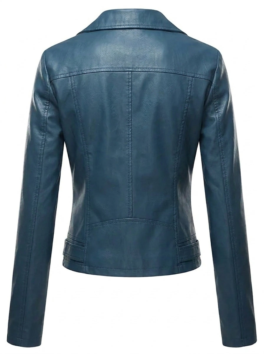 Nicole | Elegante Jacke in Lederoptik
