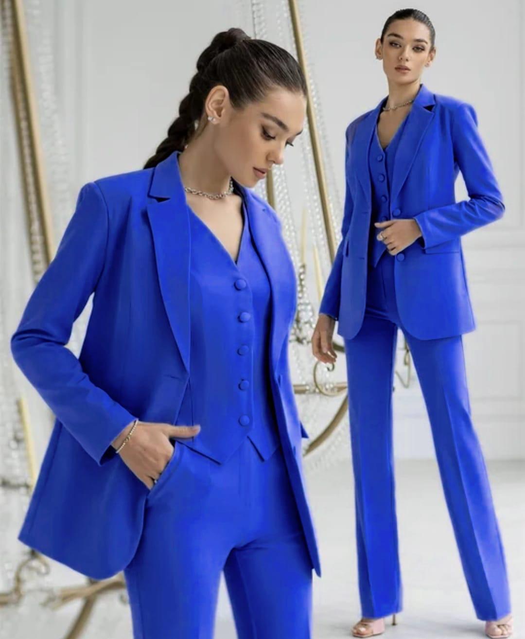 Traje Safira (Chaqueta + Pantalones + Chaleco)
