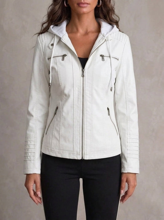 Lysiane | Elegante Jacke in Lederoptik