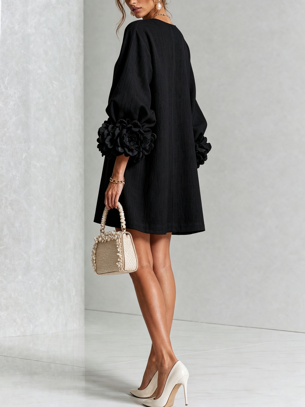 Rosalie | Mini Knopfkleid