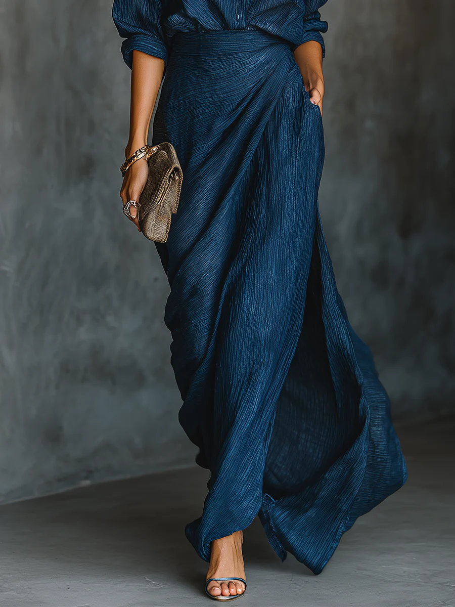 Sara | Elegantes 2-teiliges Set mit langem Rock