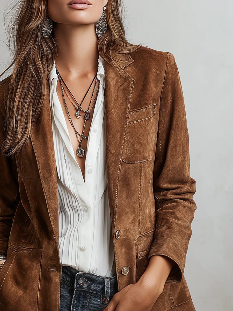 Marcelle | Vintage Blazer Braun