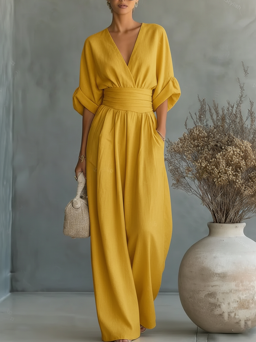 LUMIÈRE Jumpsuit – Elegant, figurschmeichelnd