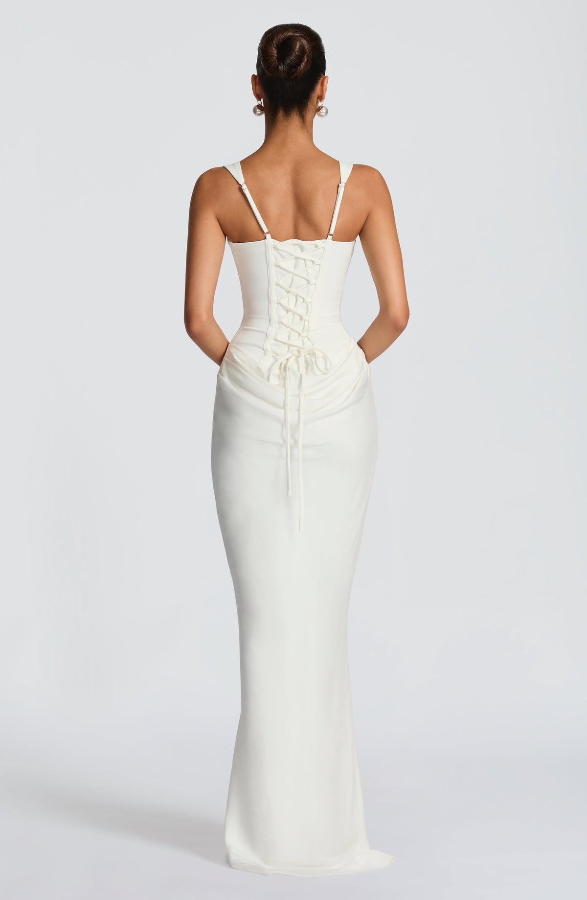 Éléonore | Maxikleid mit quadratischem Ausschnitt