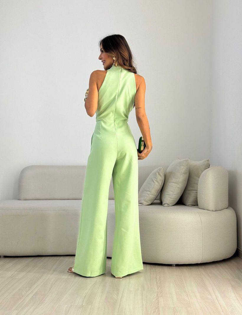 WIĘCESŁAWA | Jumpsuit mit weitem Bein