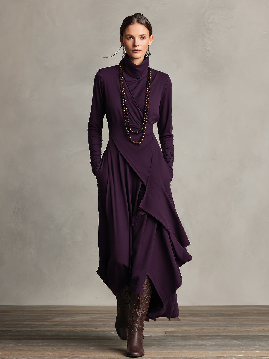 Nathalie | Elegantes Kleid mit Drapierung