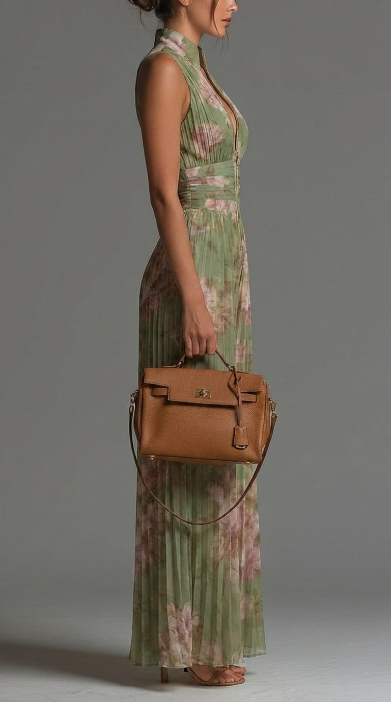 LEA — Chiffon-Jumpsuit mit Blumenmuster