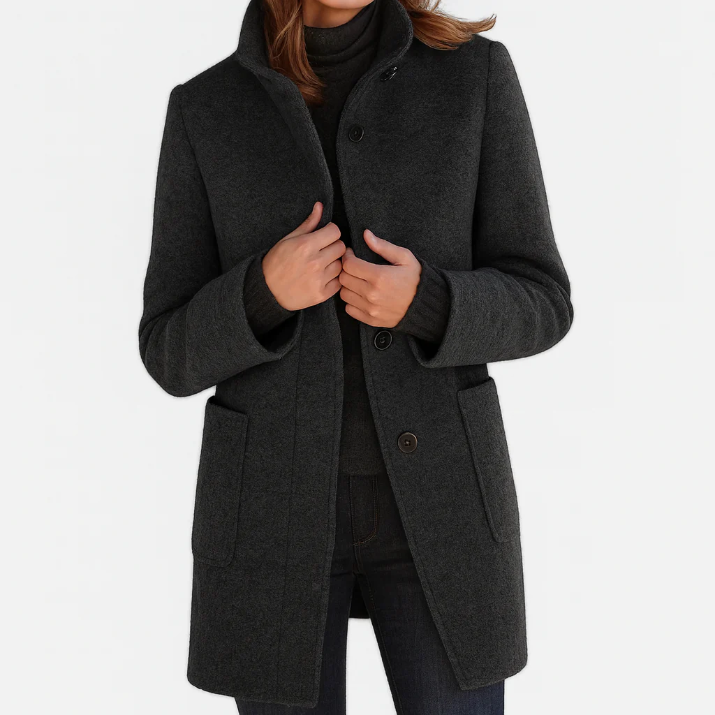 Eleonora | Eleganter Midimantel mit zeitlosem Schnitt