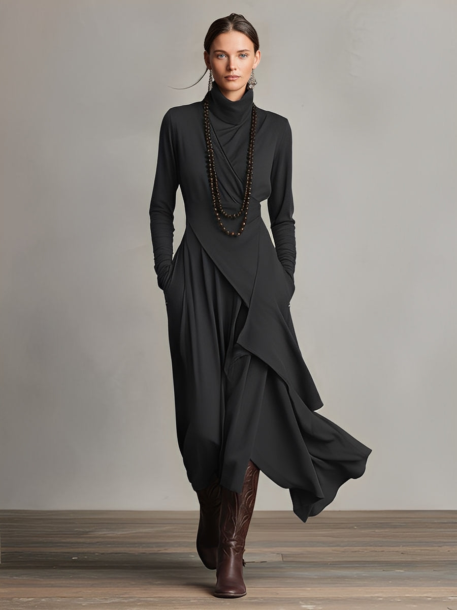 Nathalie | Elegantes Kleid mit Drapierung