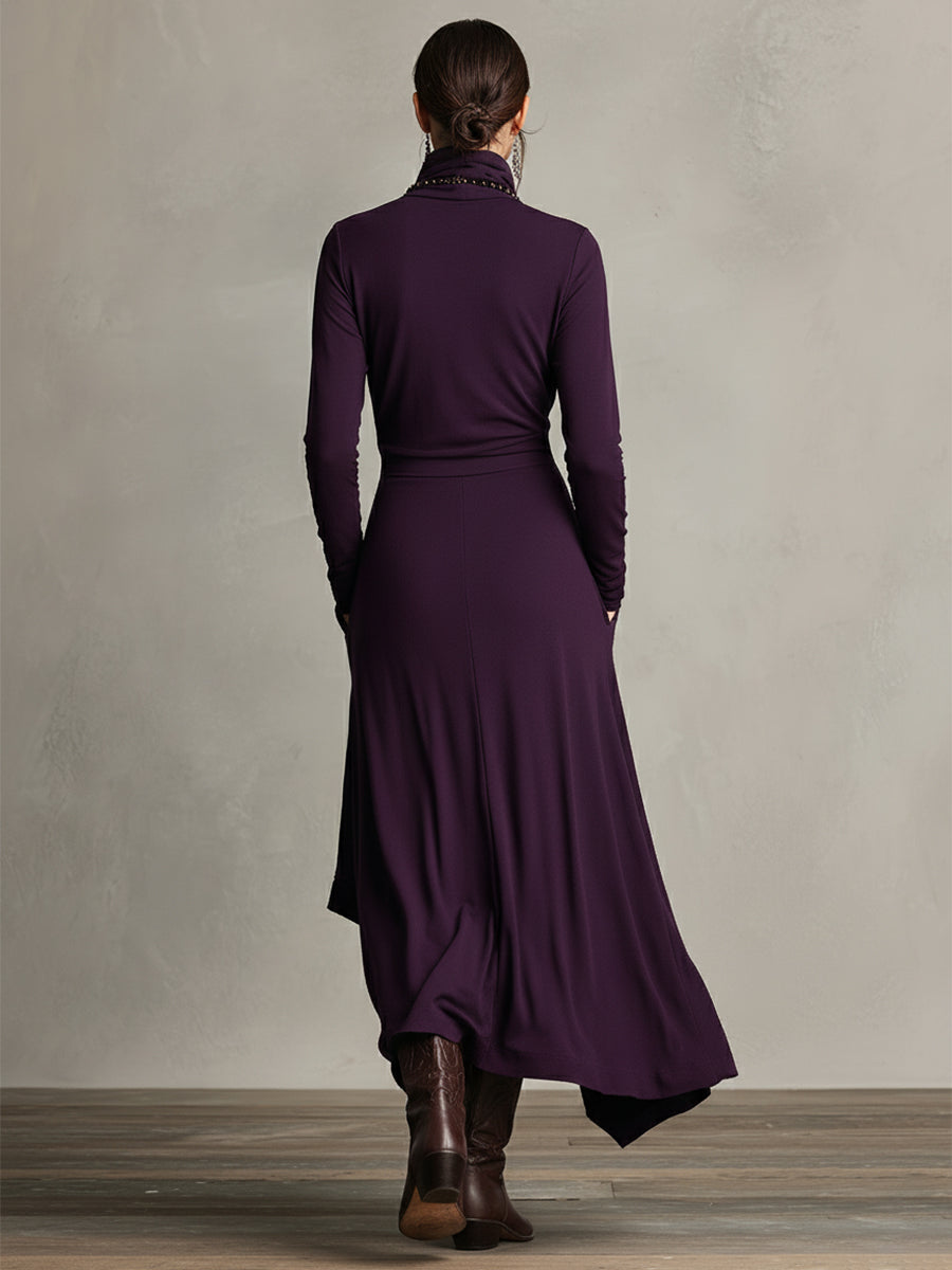 Nathalie | Elegantes Kleid mit Drapierung