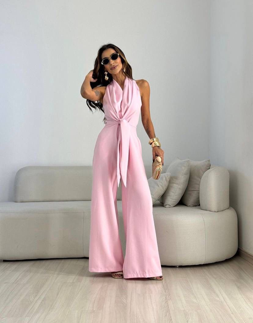 WIĘCESŁAWA | Jumpsuit mit weitem Bein