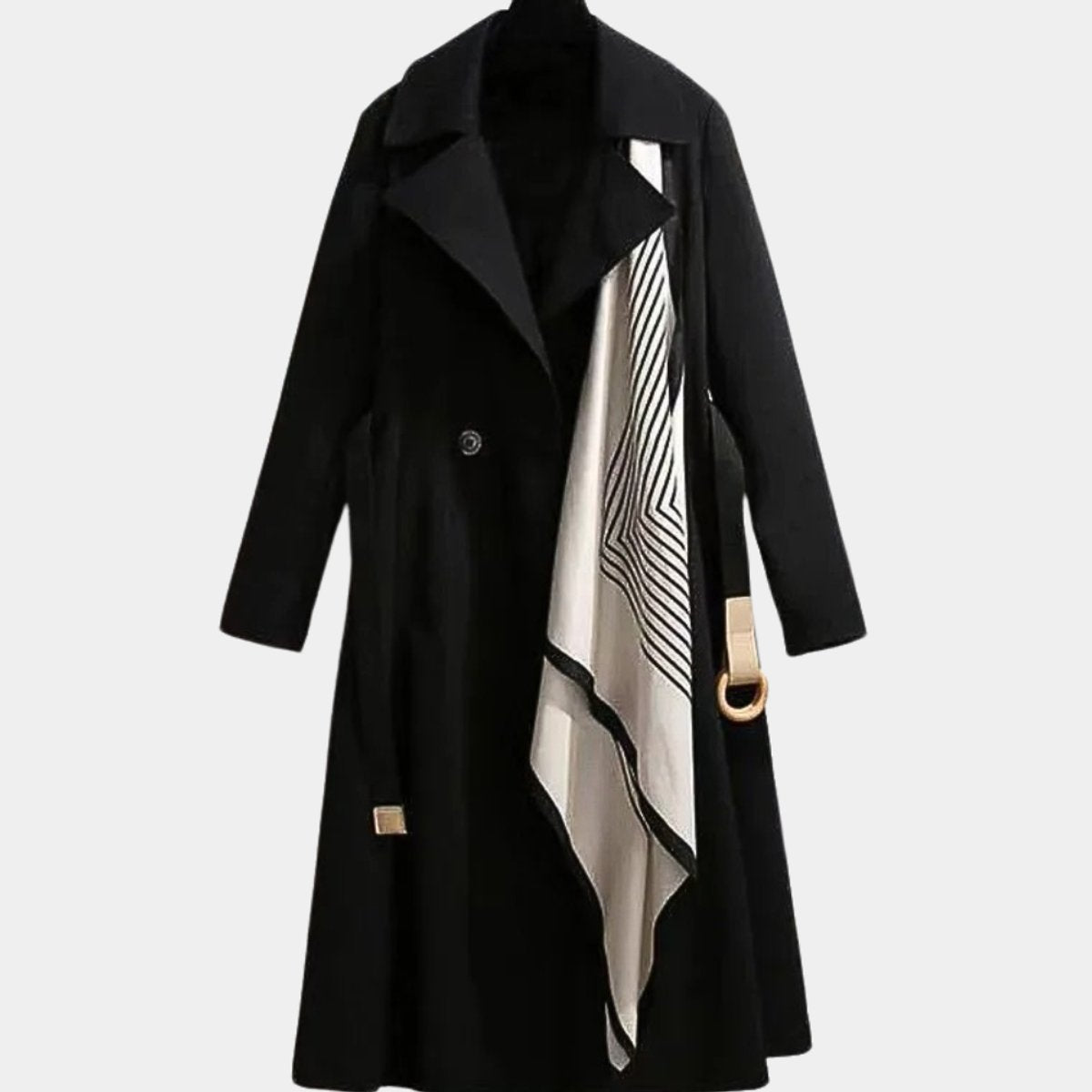 Clarice | Gürtelted Klassischer Midi Trenchcoat