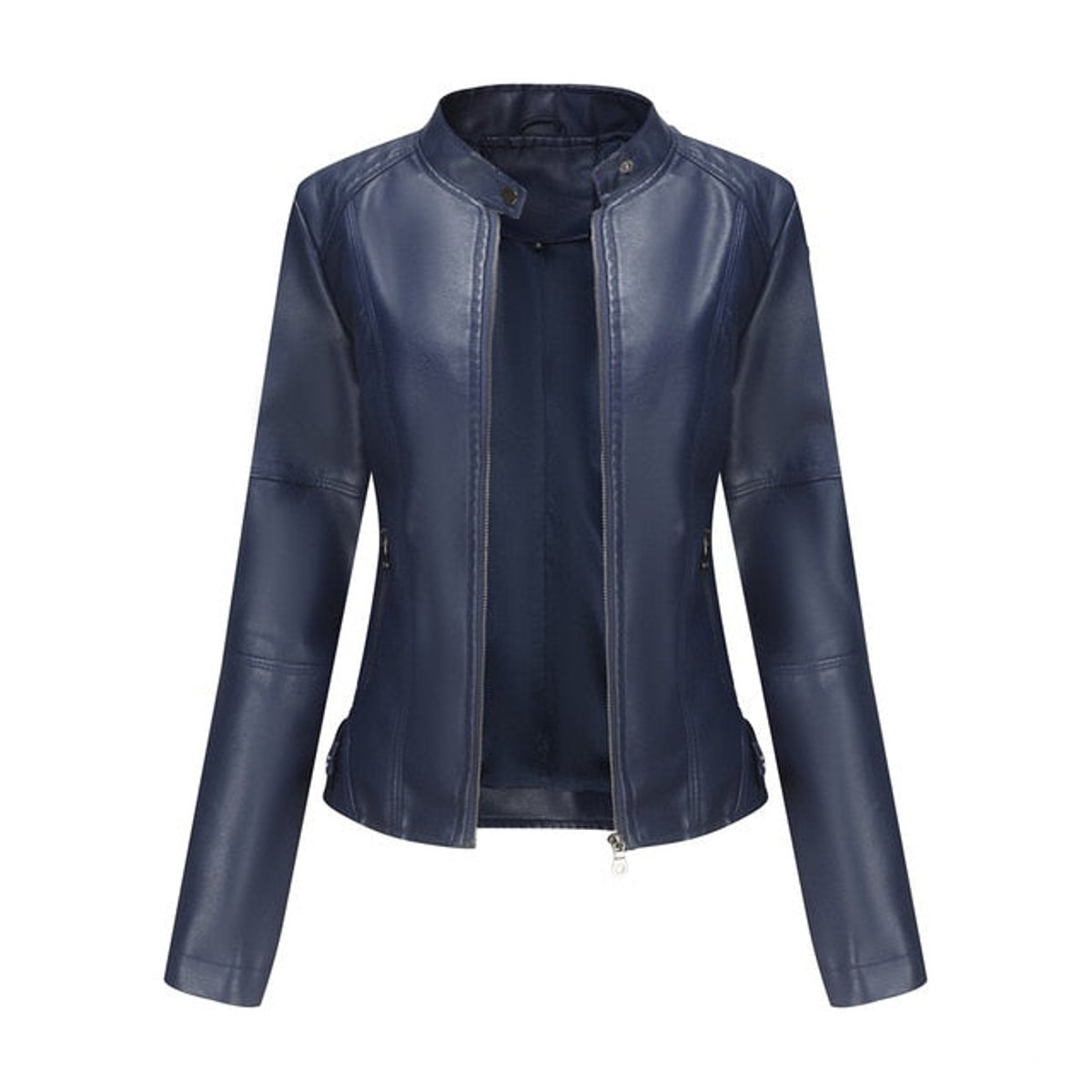 Helen | Verfeinerte Motorradjacke mit Stehkragen