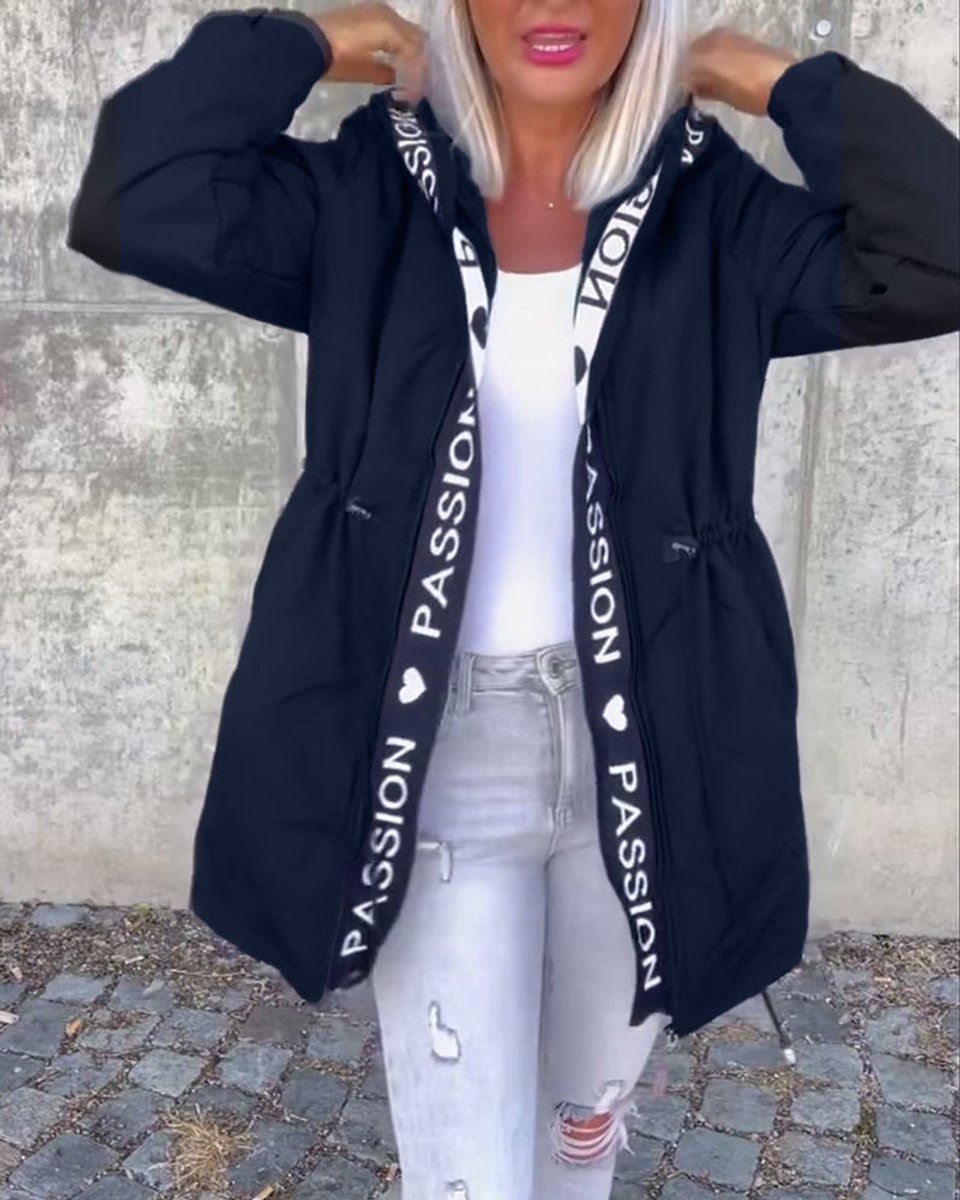 Camila | Kapuzen-Midi-Parka mit Kordelzug