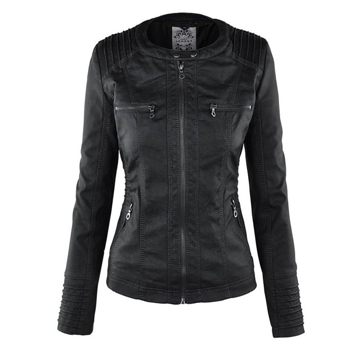 Lucinda | Kapuzen-Motojacke mit abnehmbarer Kapuze