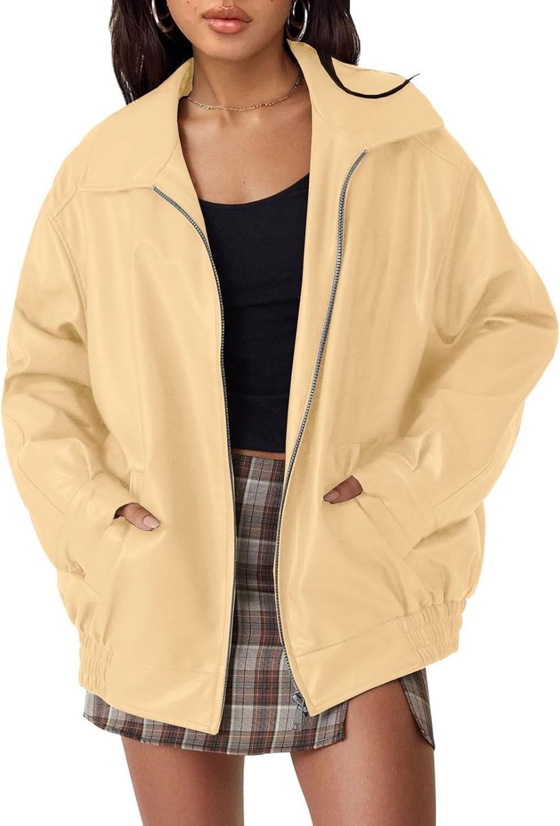 Nicola | Lässige Zip-Up Bomberjacke