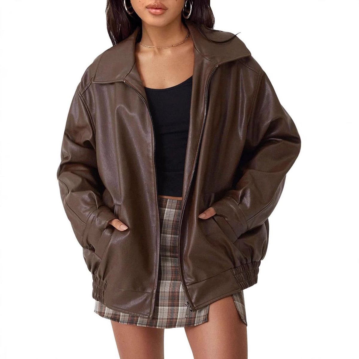 Nicola | Lässige Zip-Up Bomberjacke