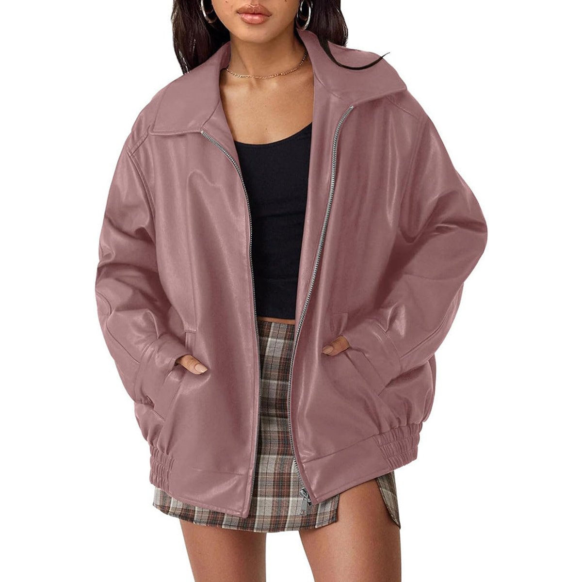 Nicola | Lässige Zip-Up Bomberjacke