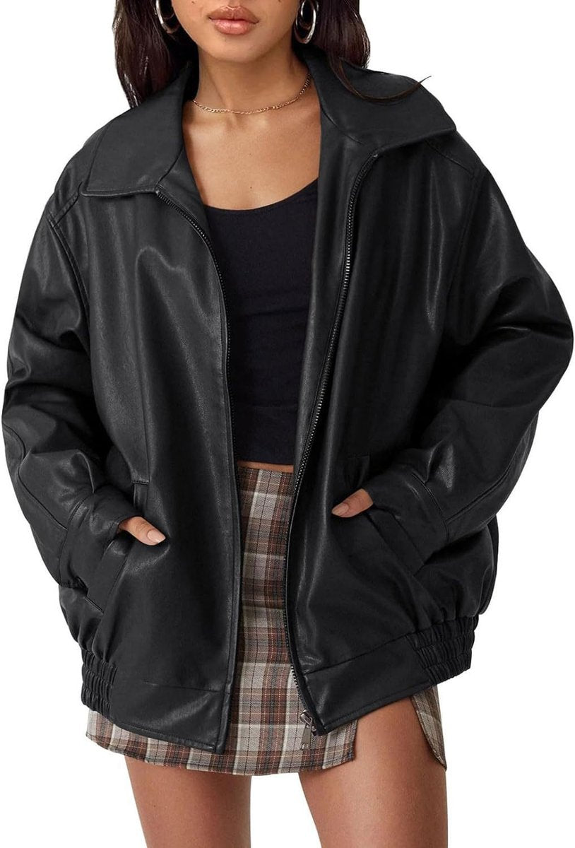 Nicola | Lässige Zip-Up Bomberjacke