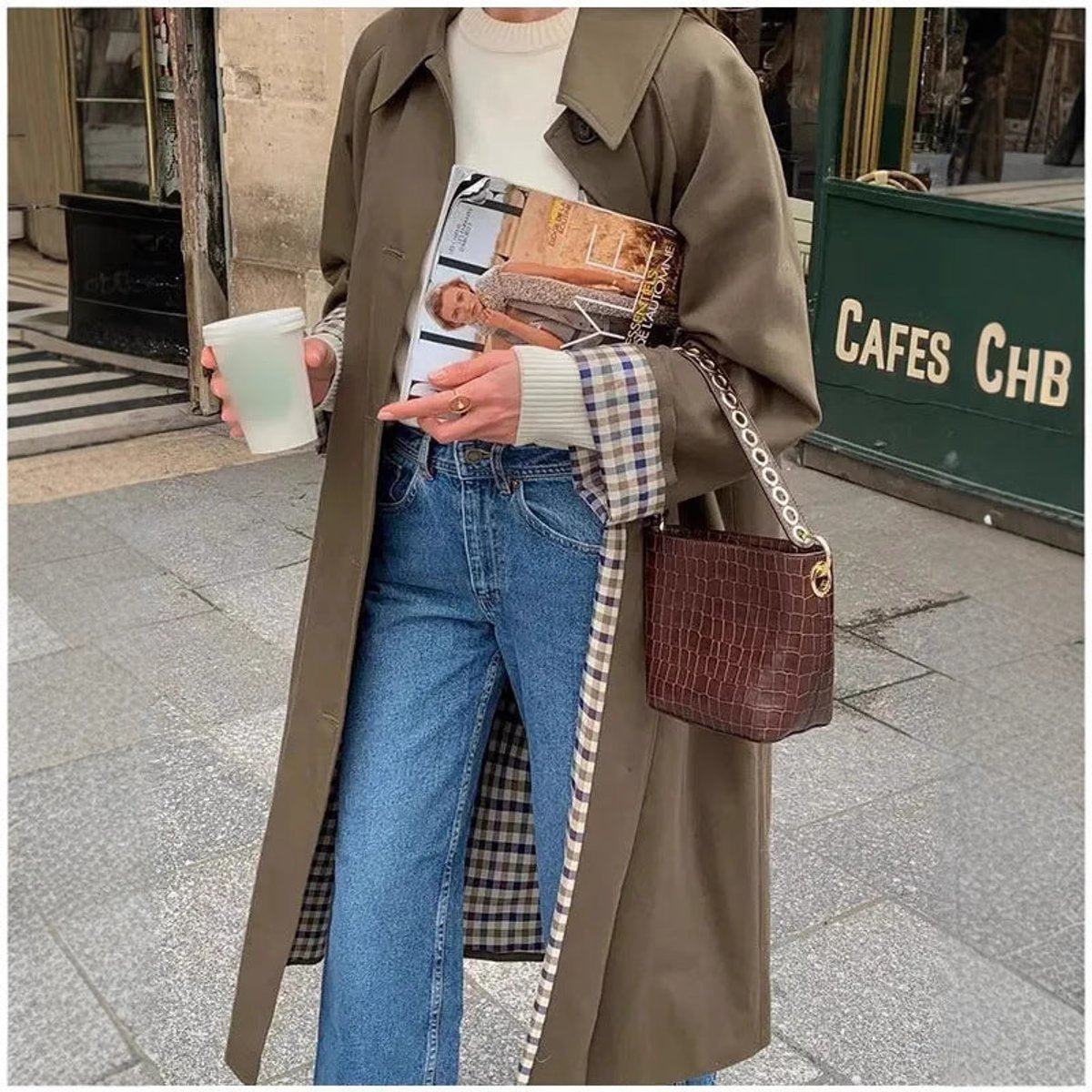 Lucia | Raffinierter Oversized Langer Trenchcoat