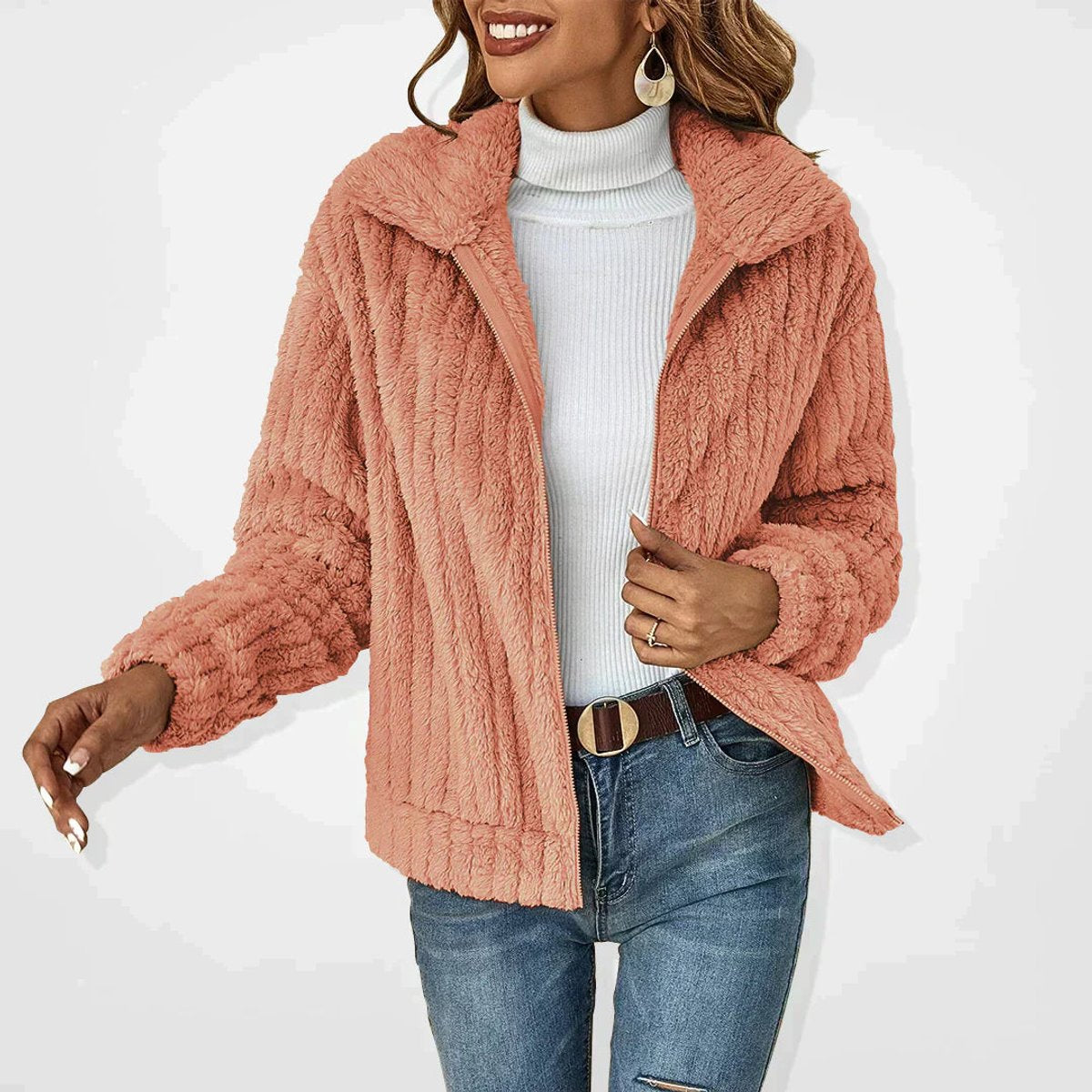 Roberta | Gemütliche Zip-Up Jacke